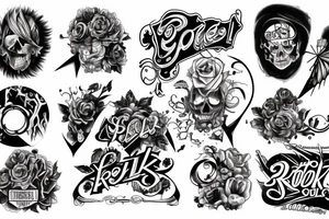 Rock n roll suicide tattoo idea