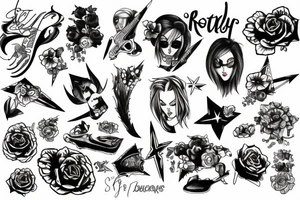Rock n roll suicide tattoo idea