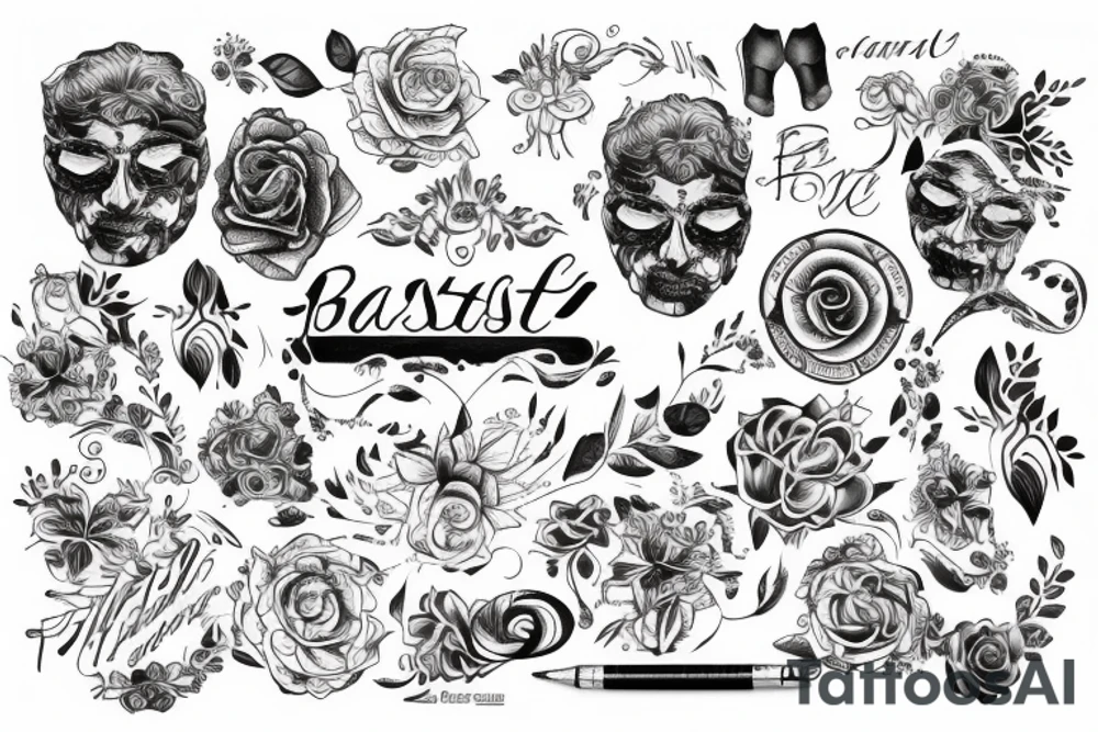 Basta in script on wrist tattoo idea