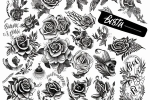 Basta in script on wrist tattoo idea