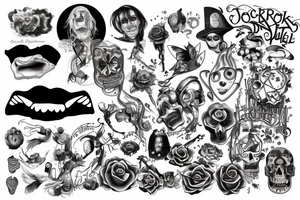 Rock and roll suicide tattoo idea