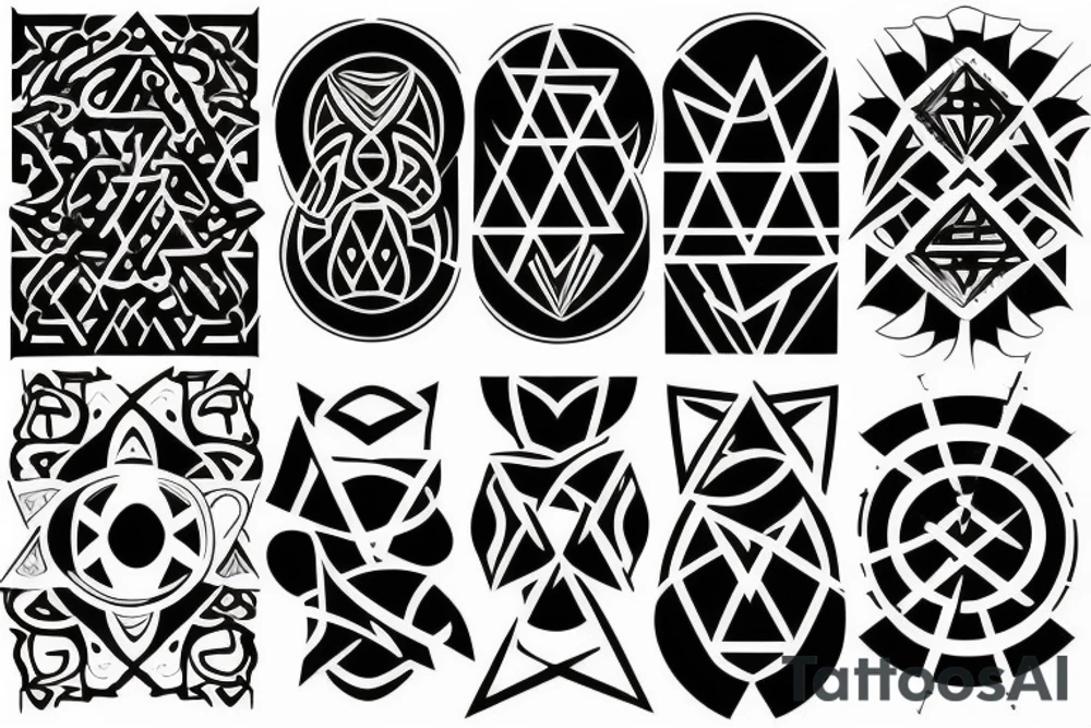 Light and dark tattoo idea