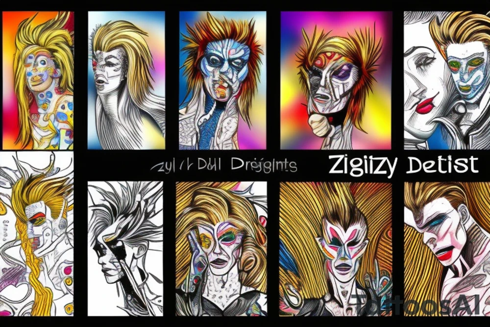 ziggy stardust tattoo idea