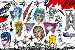 ziggy stardust tattoo idea