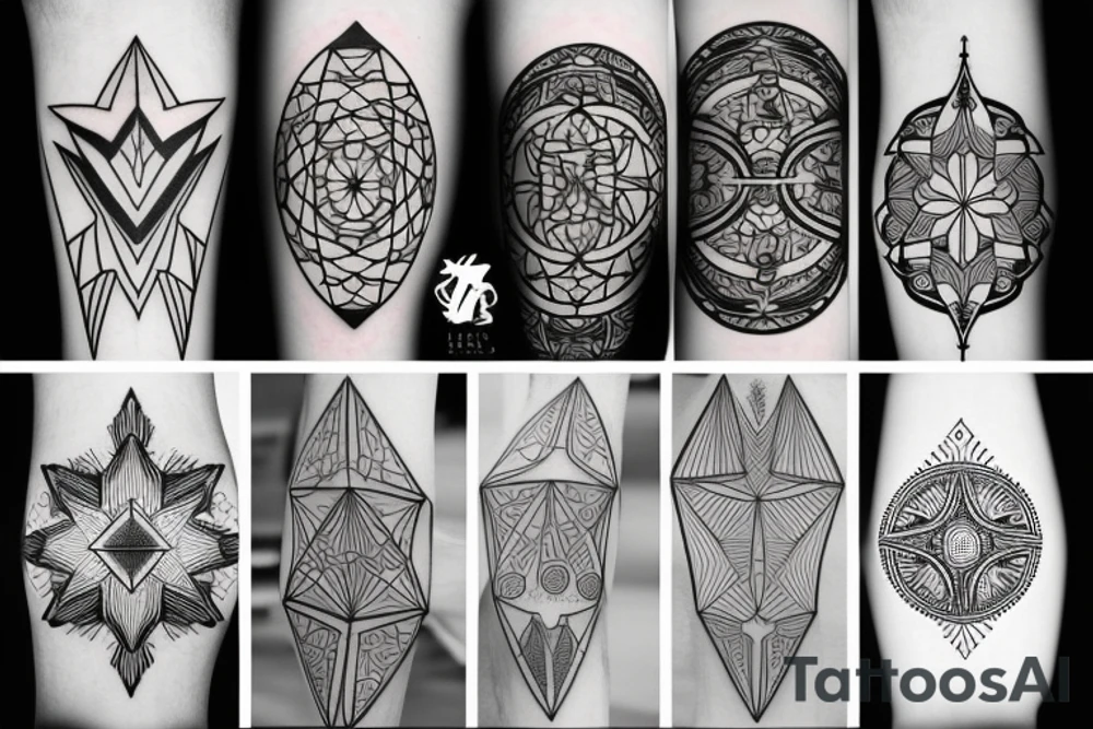 Life, light and dark tattoo idea