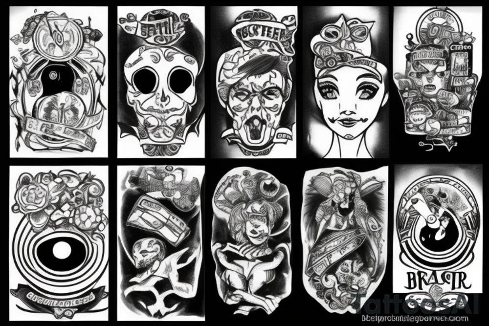 big brother and sister tattoo idea