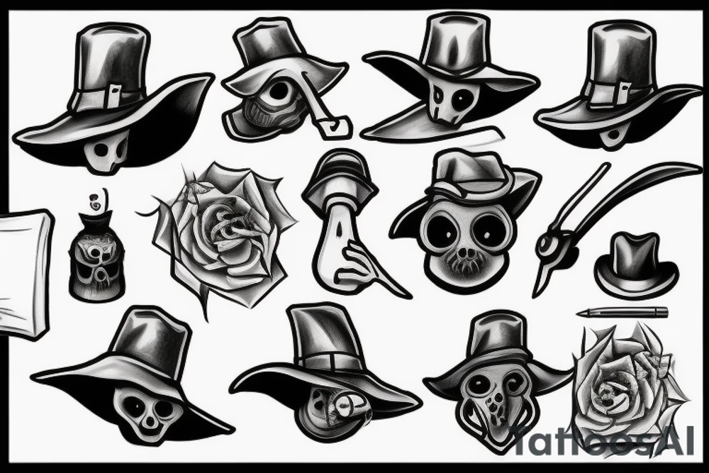 plague doctor tattoo idea