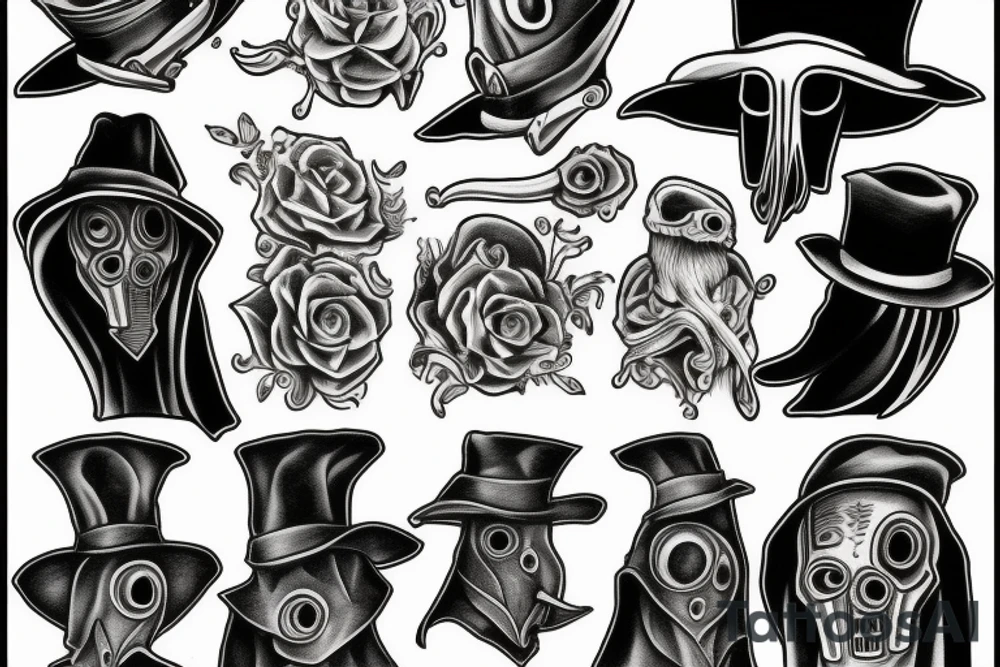 plague doctor tattoo idea