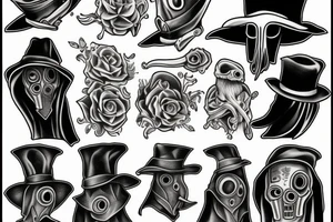 plague doctor tattoo idea