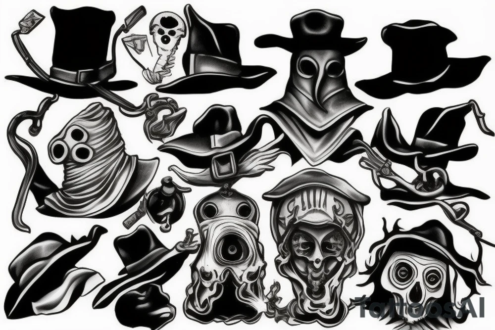plague doctor tattoo idea