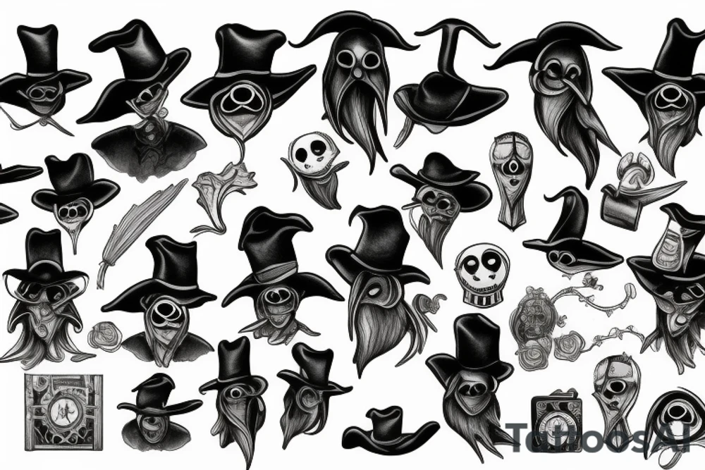 plague doctor tattoo idea