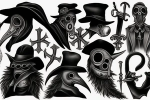 plague doctor tattoo idea