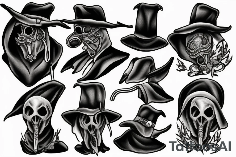 plague doctor tattoo idea