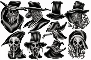 plague doctor tattoo idea