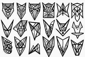 triangly tattoo idea