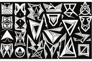 triangly tattoo idea