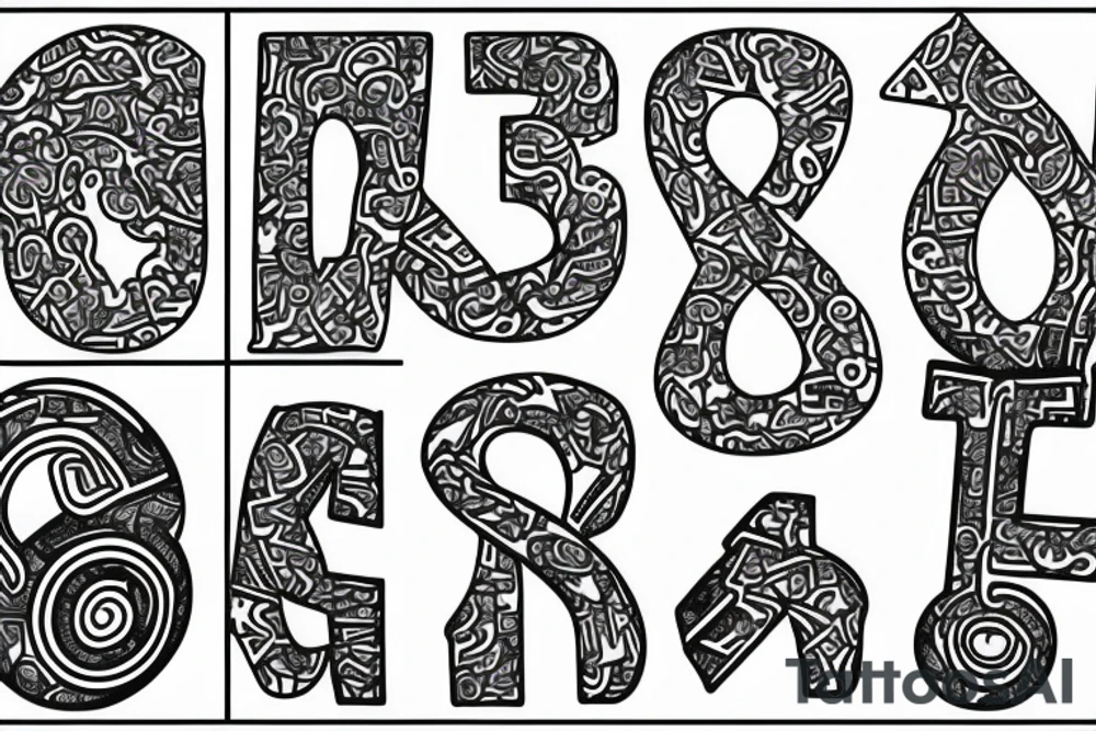Minimalistic thin lined letters W M T and surrounded by circle tattoo idea Minimalistic thin lined letters W M T and surrounded by circle tattoo idea