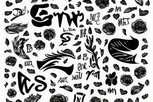letters W M T tattoo idea