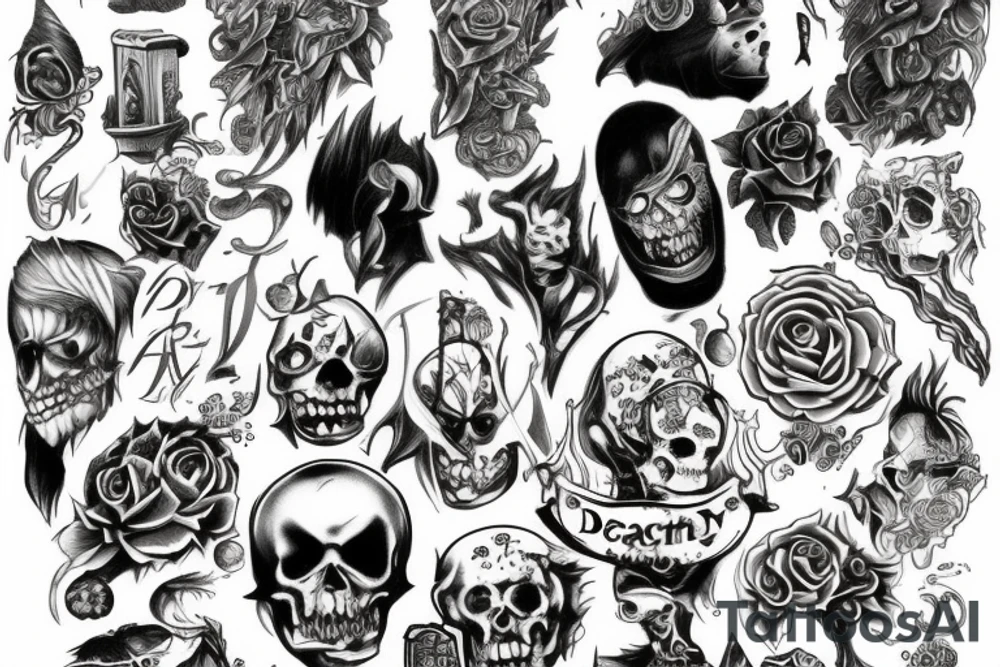 7 deadly sins tattoo idea