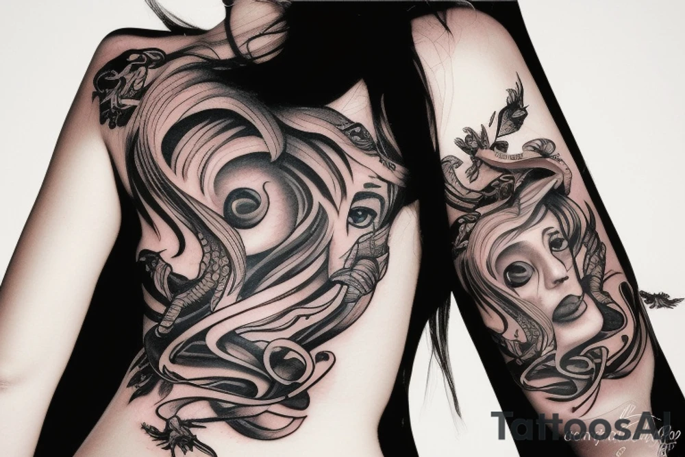 Scorpio girl tattoo idea