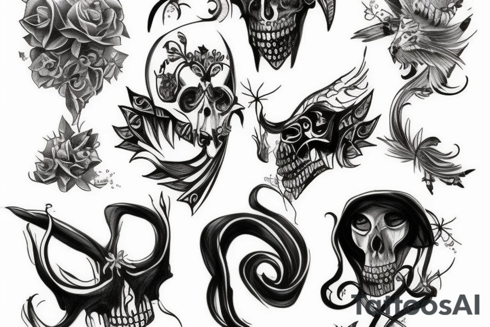 7 sins tattoo idea
