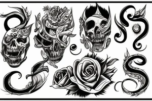 7 sins tattoo idea