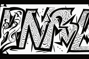 Fine-line tattoo with letters w, m,  t tattoo idea