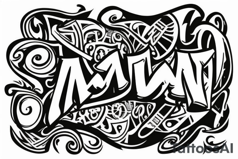 Fine-line tattoo with letters w, m,  t tattoo idea