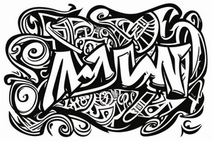 Fine-line tattoo with letters w, m,  t tattoo idea