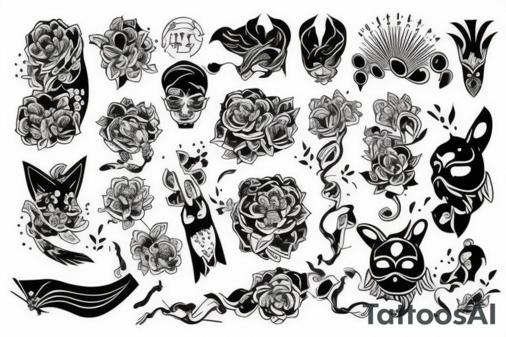 Робот tattoo idea