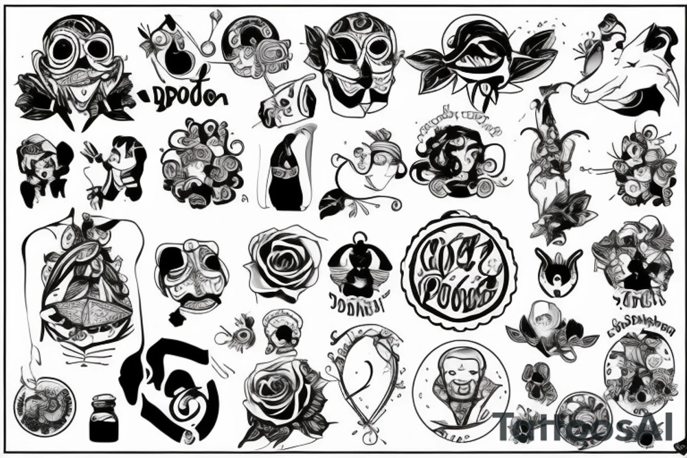 Робот tattoo idea