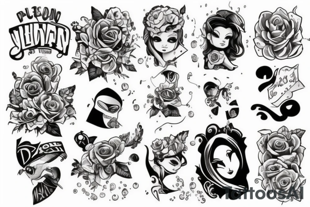 Робот tattoo idea
