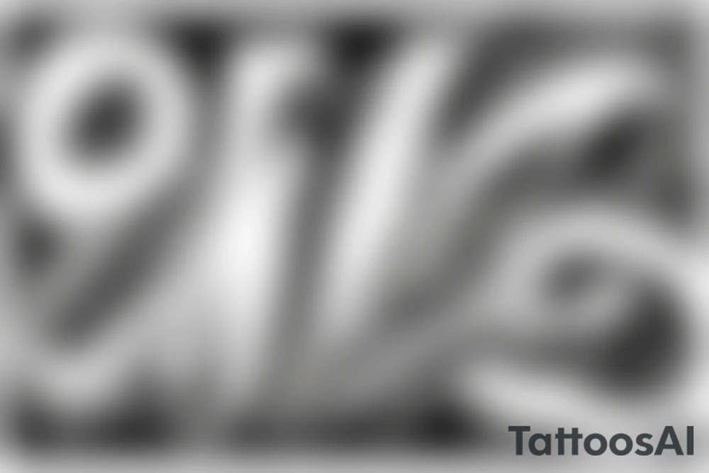 Letters M W T on a surfboard tattoo idea