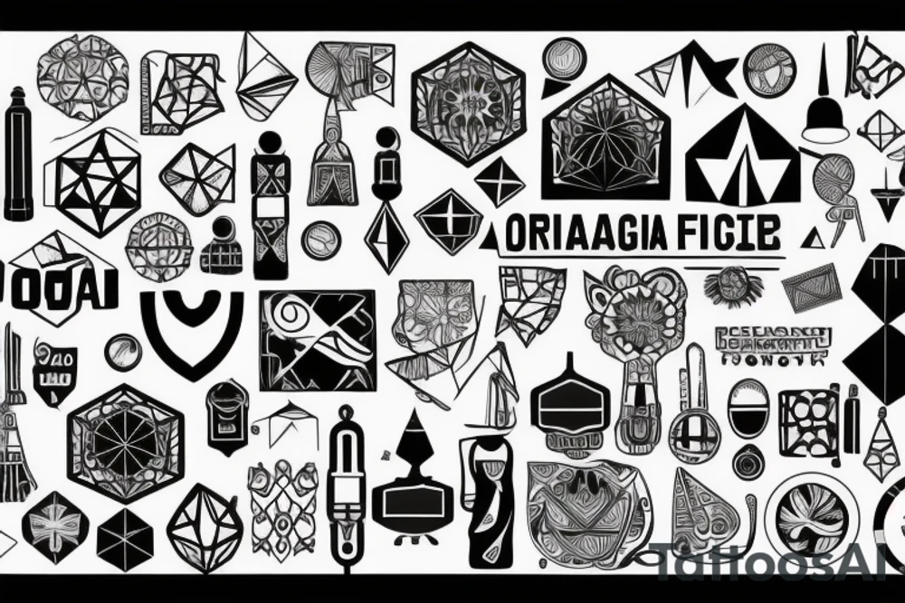 figura geometrica que representen emigrar a otro pais, dejar a tu familia en otro pais, empezar desde cero, alcanzar sueños tattoo idea