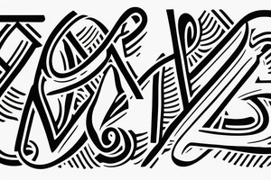 Logo with surfboard featuring the letters W, M, and T in a minimalist style tattoo idea