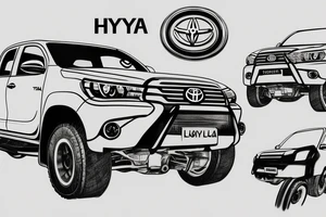 Toyota hilux ln107 tattoo idea