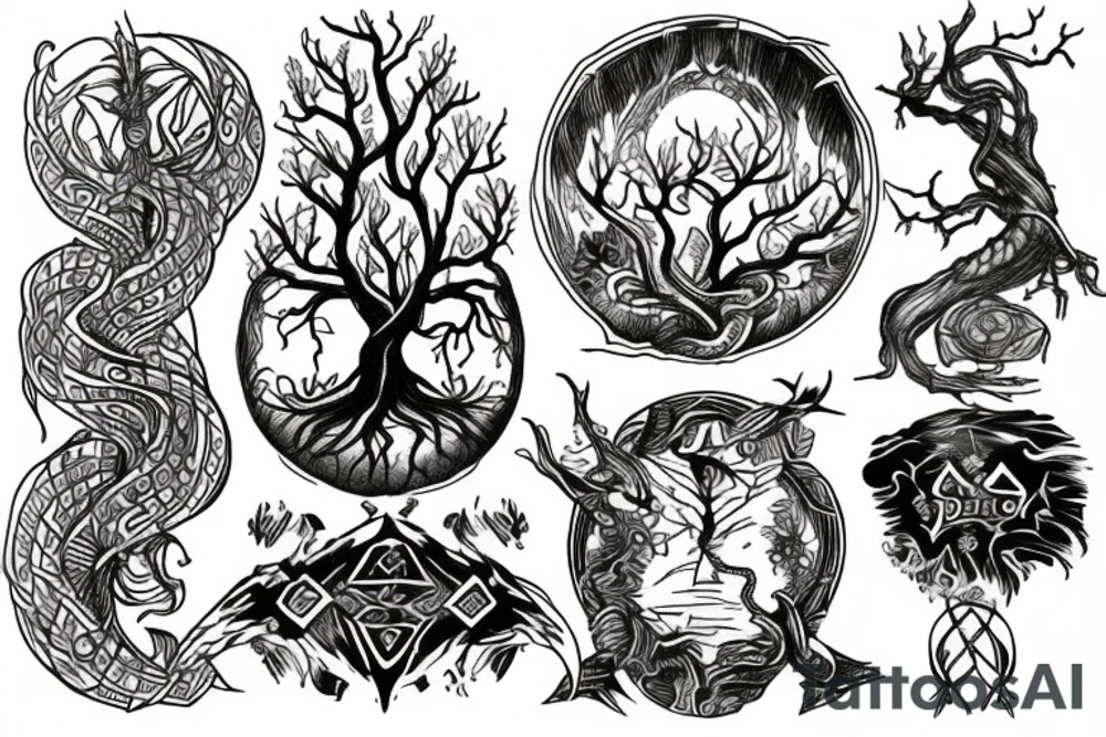 yggdrasil tattoo idea