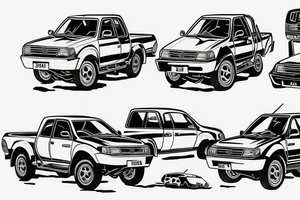 Toyota hilux ln107 1993 tattoo idea