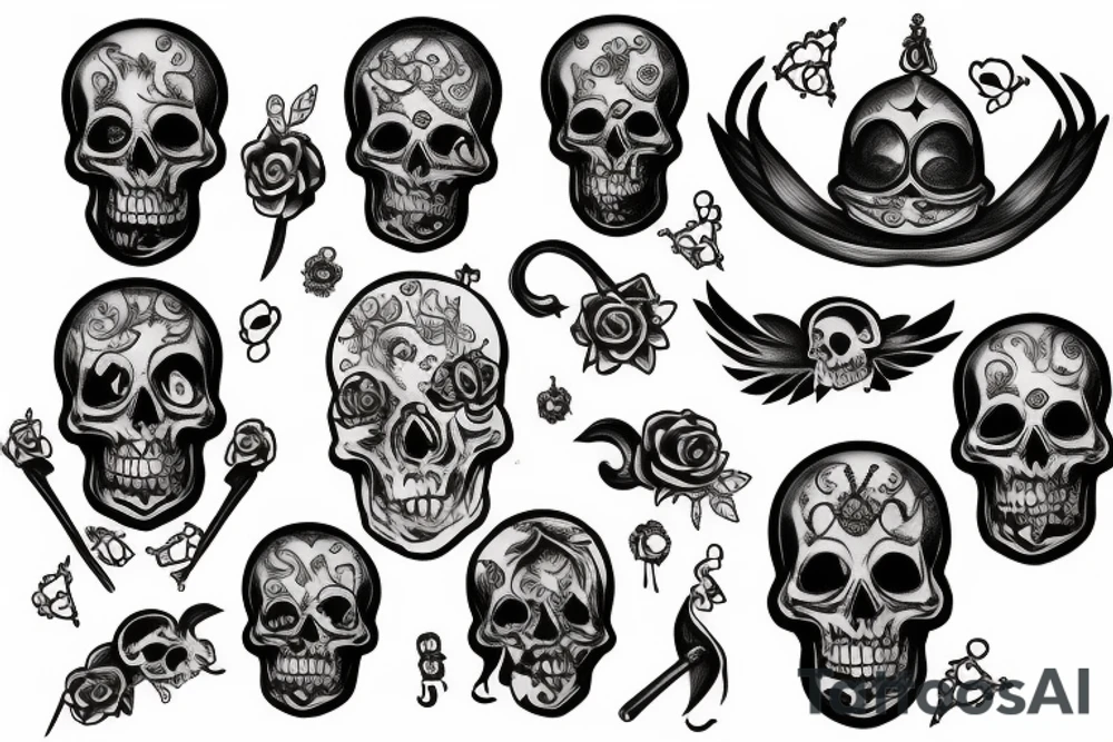 memento mori tattoo idea