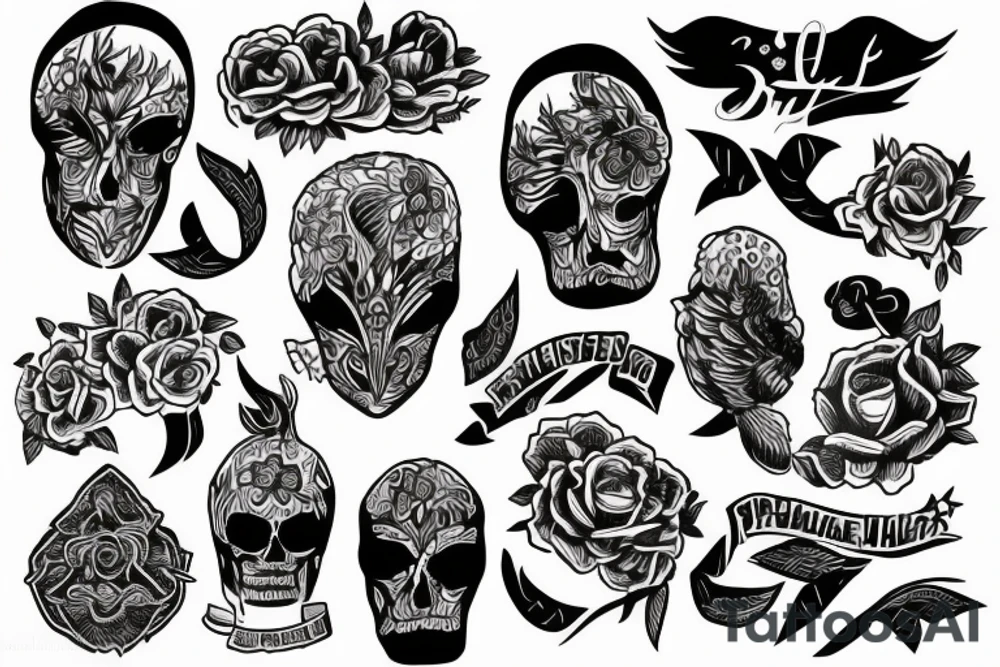 Brother and sister tattoo idea