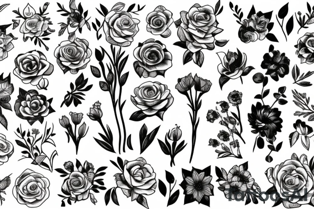 i can buy myself flowers tattoo idea