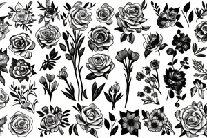 i can buy myself flowers tattoo idea