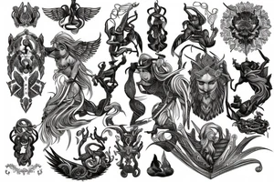 mythological tattoo idea