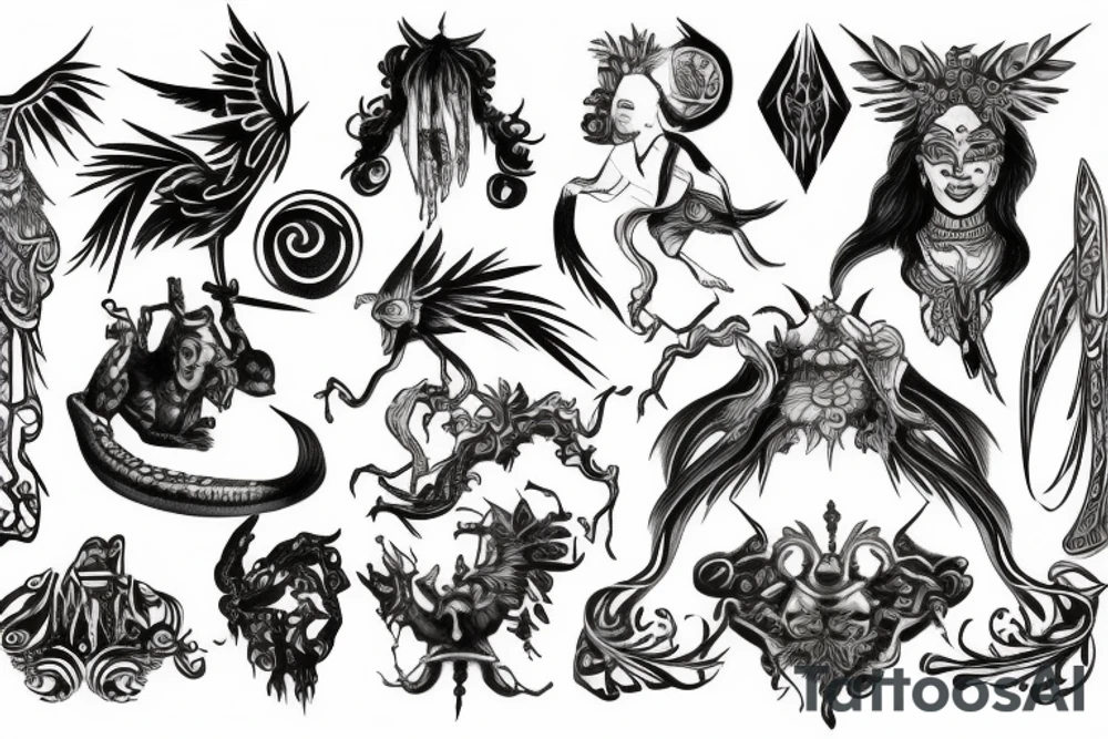 mythological tattoo idea