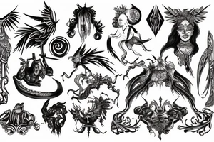 mythological tattoo idea