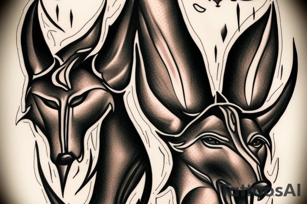 Anubis tattoo idea