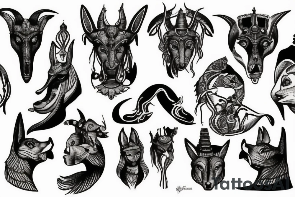 Anubis tattoo idea