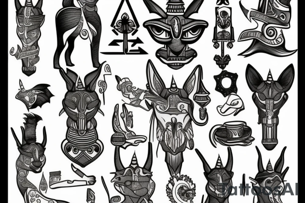 Anubis tattoo idea