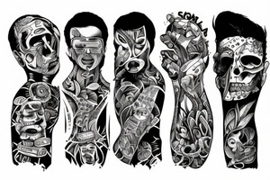 Humans all have the same 24 hours in a day. Work harder tattoo idea