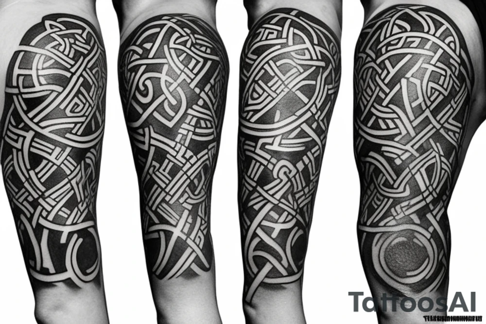 Celtic sleeve tattoo idea